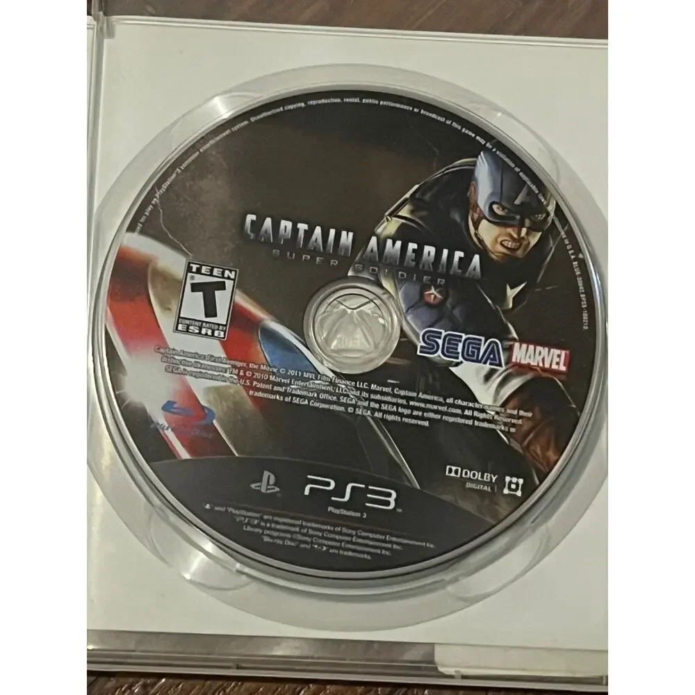 Captain America Super Soldier Sony PS3 Complete *Tested* SEE PICTURES